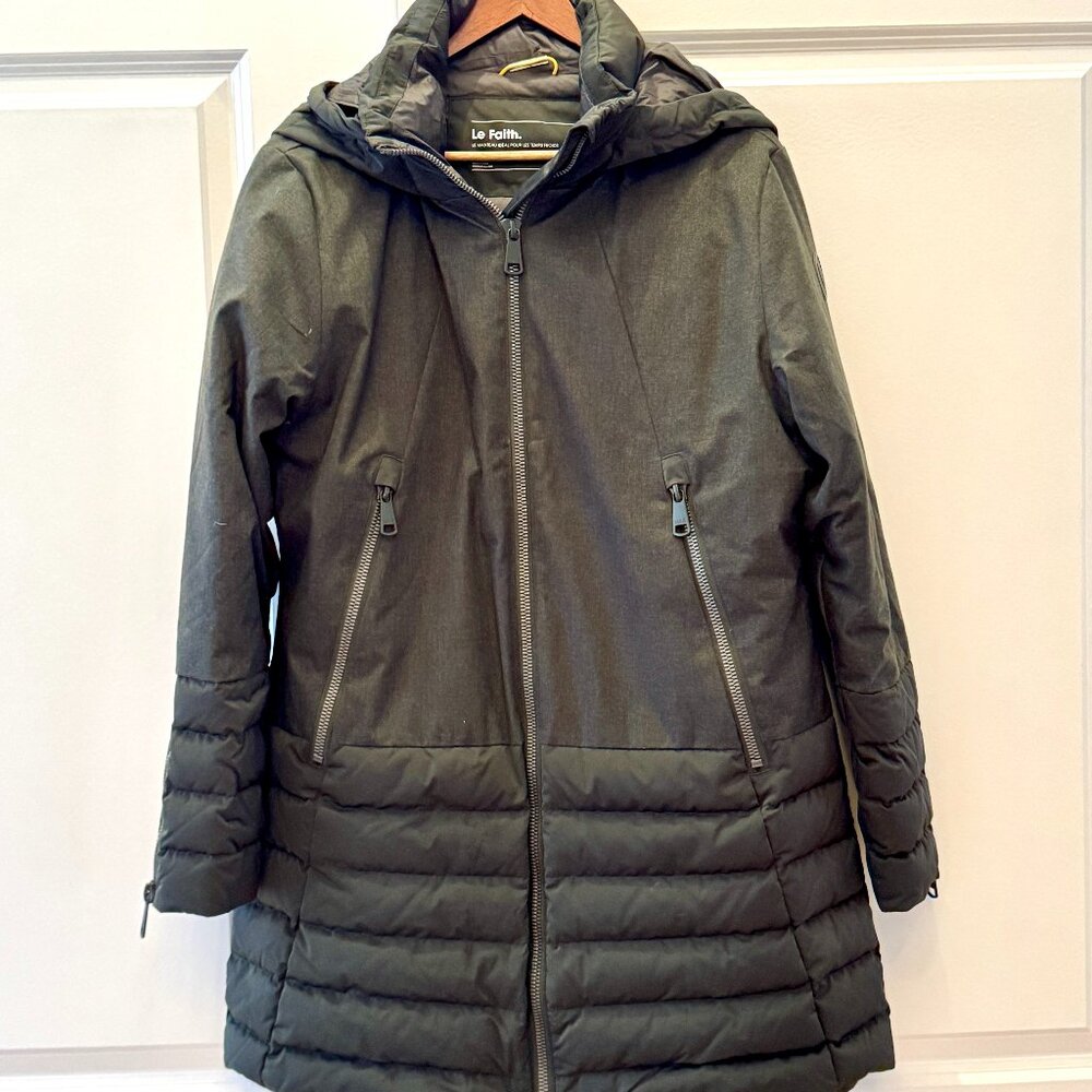 LOLË Lole Faith Down Jacket, Women's Green Hooded parka